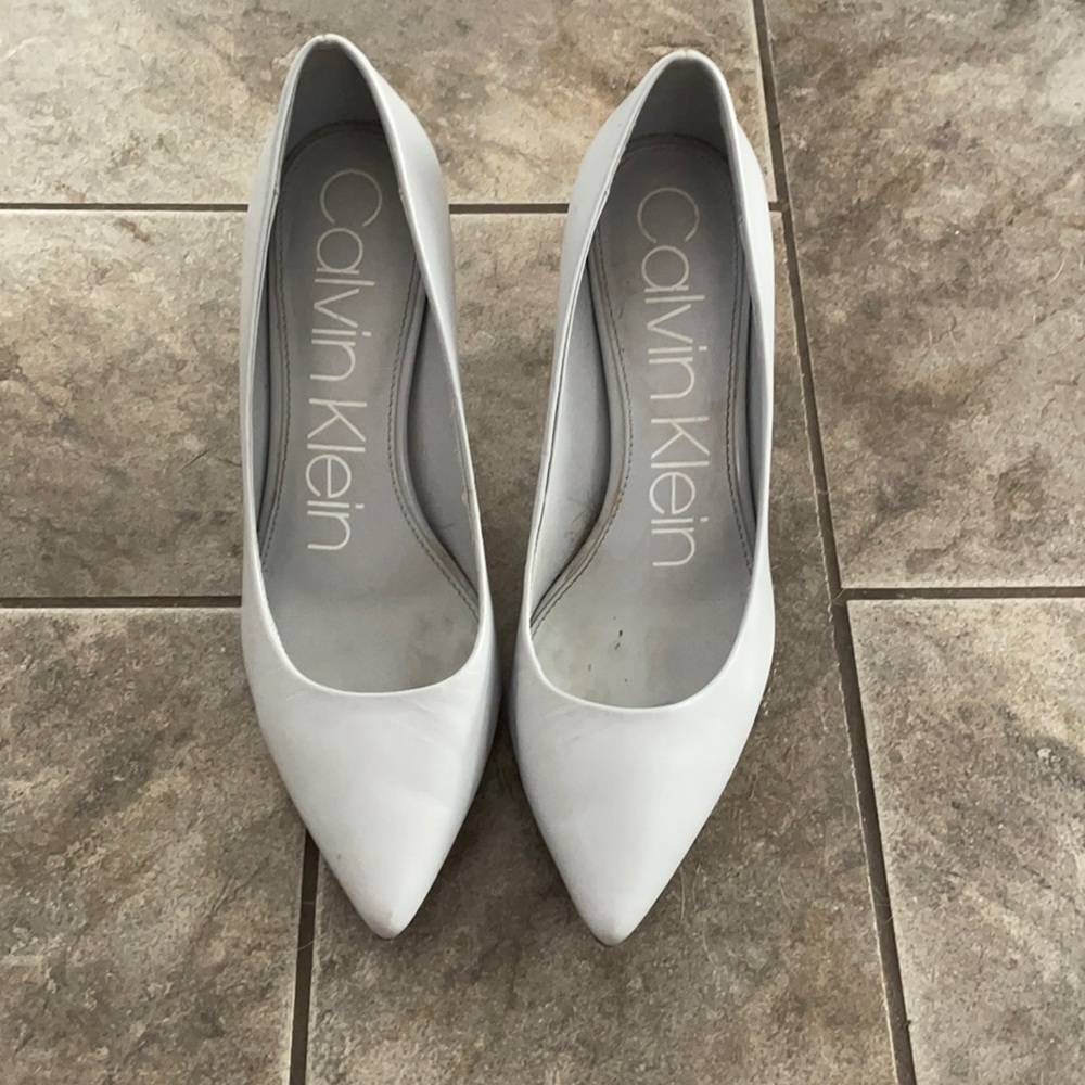 Baby blue Calvin Klein Heels